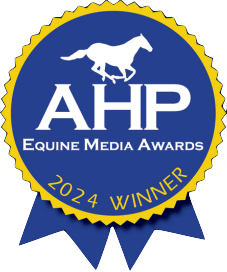 Equinews award for Buest Business Equine-Related Website from the American Horse Publications