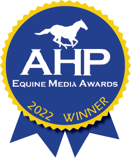Equinews award for Buest Business Equine-Related Website from the American Horse Publications