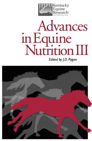Advances in Equine Nutrition III