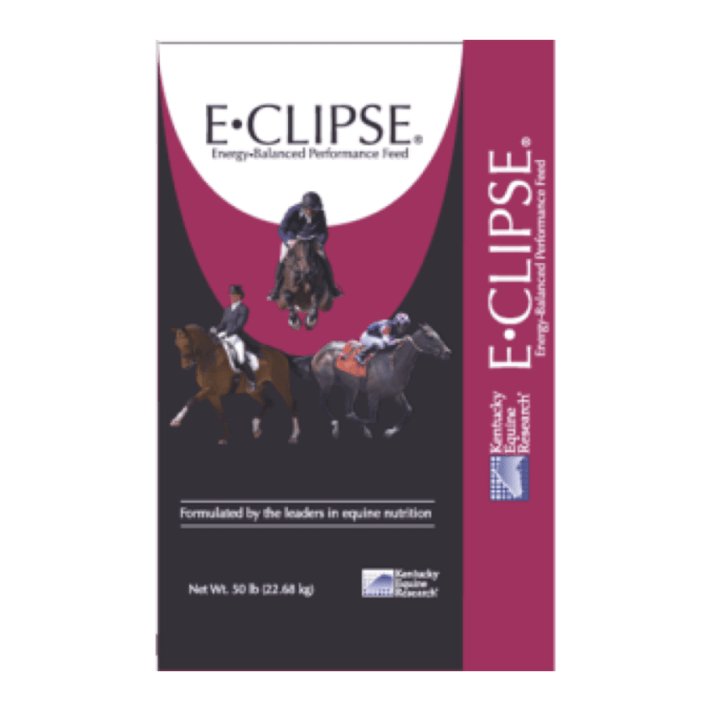 E-Clipse horse feed designed for horses with high-energy needs